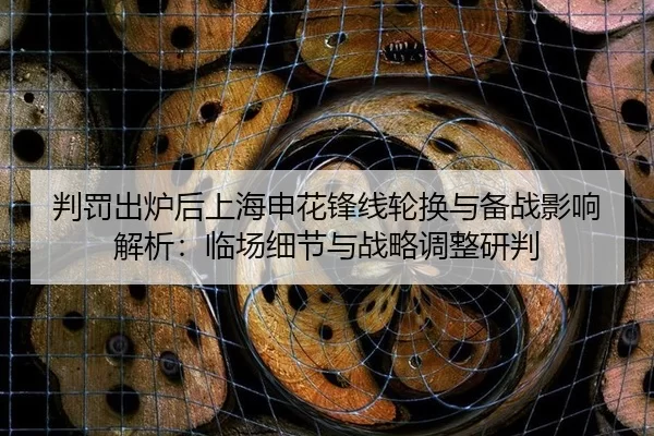 判罚出炉后上海申花锋线轮换与备战影响解析：临场细节与战略调整研判